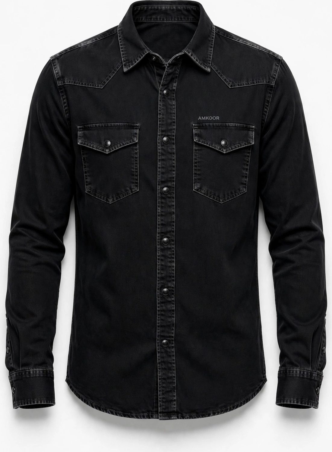 Denim Shirt — Black