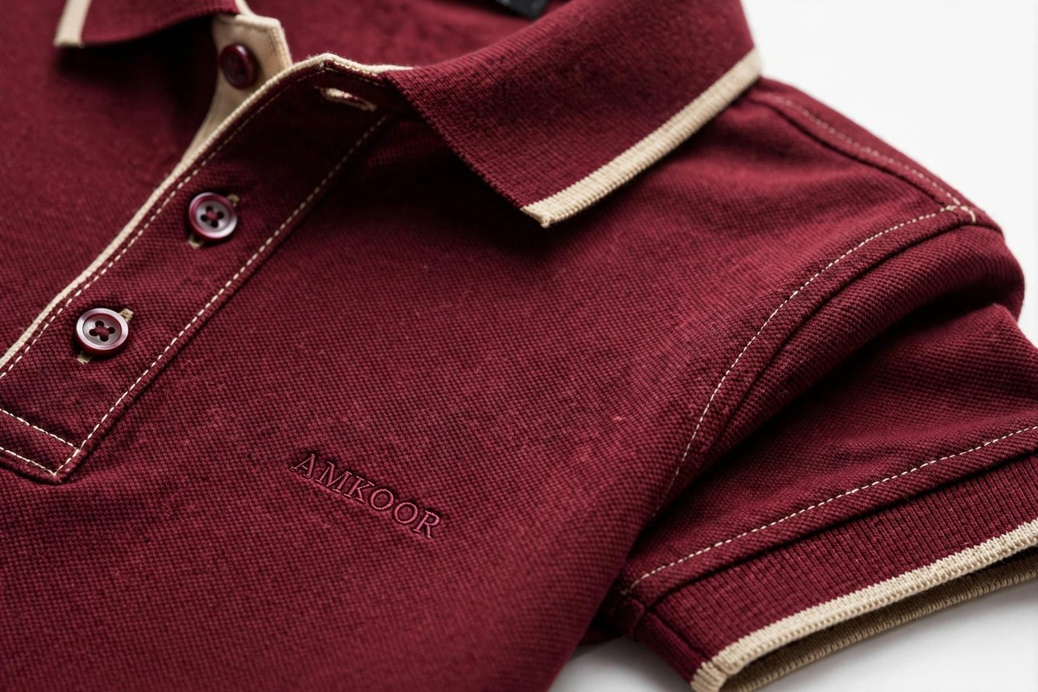 Polo Shirt — Burgundy